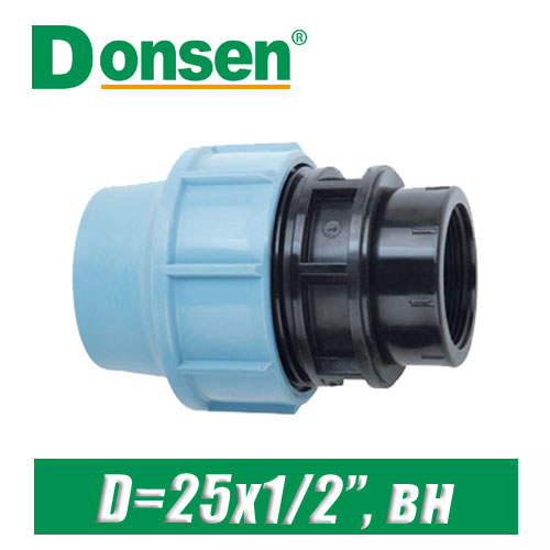 Переход ПЭ Donsen D=25x1/2", вн.