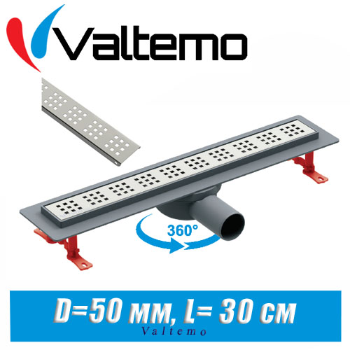 Душевой лоток Valtemo Euroline Base VLD-520305 C-01 (30 см)